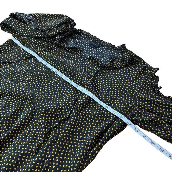 Who what wear tunic blouse black yellow print size XXL - Picture 10 of 13